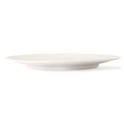 Kyoto ceramics: japanese large dinner plate white speckled
