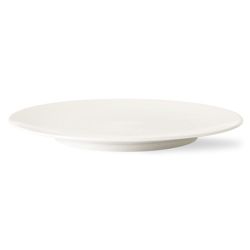 Kyoto ceramics: japanese large dinner plate white speckled
