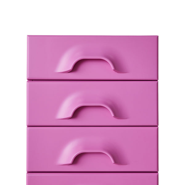 Commode met 8 lades roze