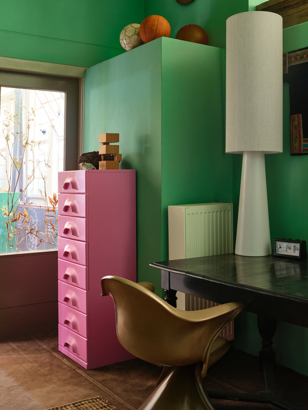 Commode met 8 lades roze