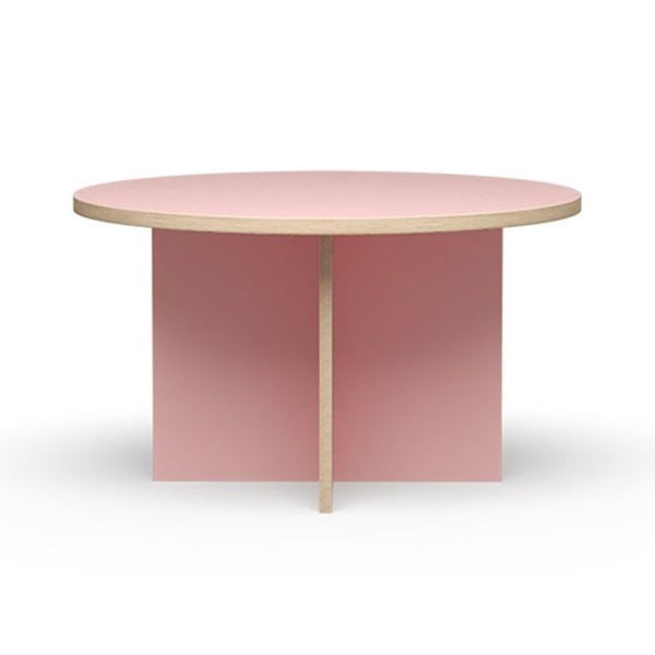 Dining table, pink, round 130cm