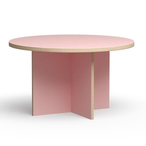 Dining table, pink, round 130cm