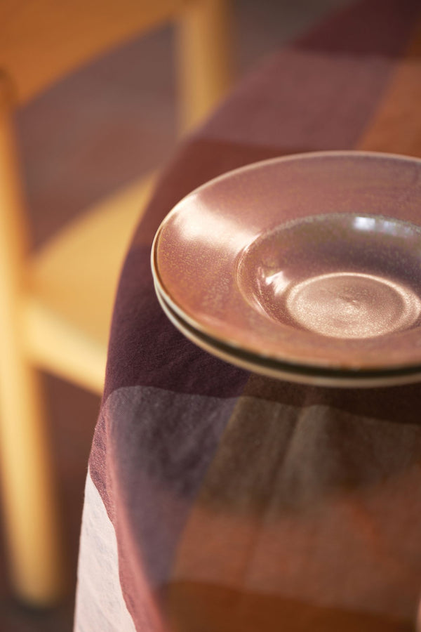 Chef ceramics: pasta plate, rustic pink