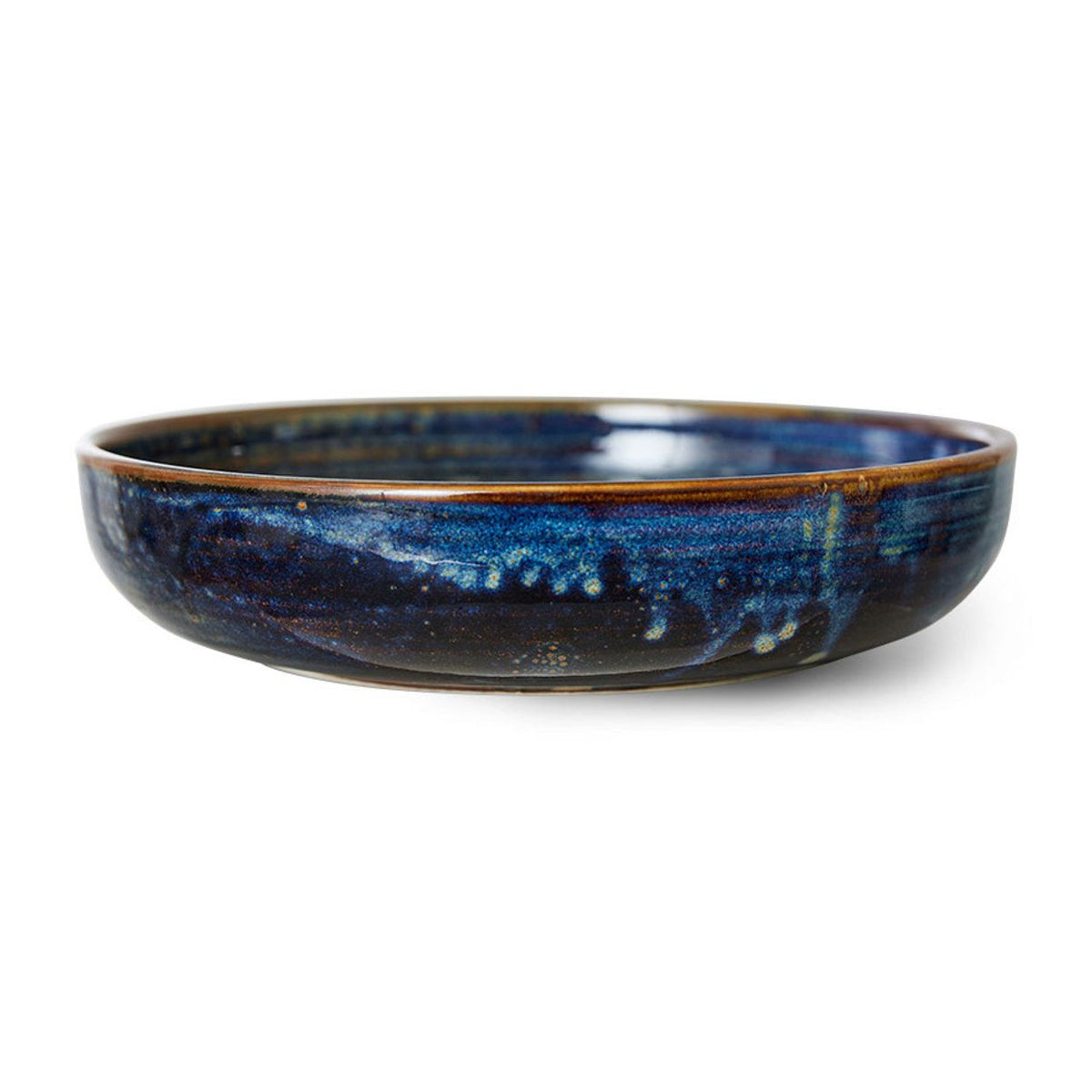 Chef ceramics: deep plate L, rustic blue