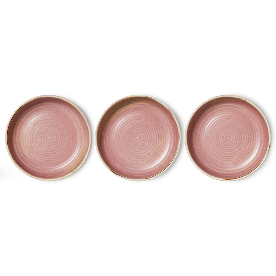 Chef ceramics: deep plate L, rustic pink