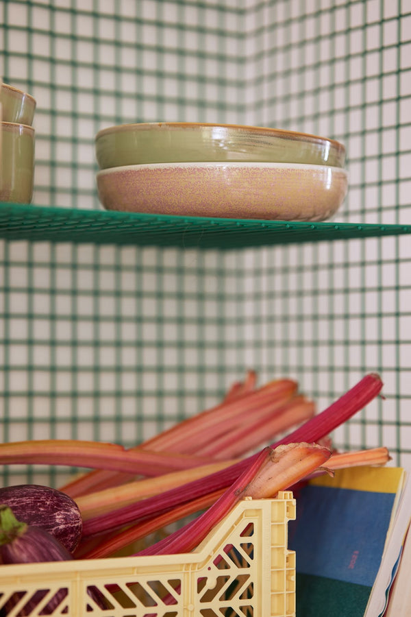 Chef ceramics: deep plate L, moss green