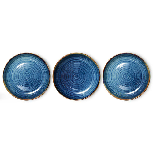 Chef ceramics: deep plate M, rustic blue