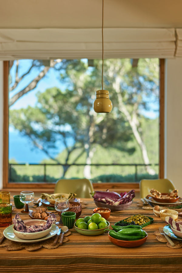 Chef ceramics: deep plate M, moss green