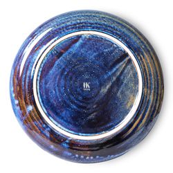 Chef ceramics: dinner plate, rustic blue