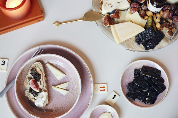 Chef ceramics: dinner plate, rustic pink
