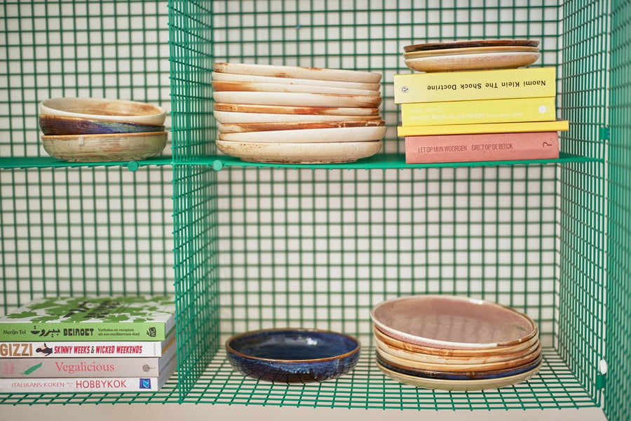 Chef ceramics: side plate, rustic blue