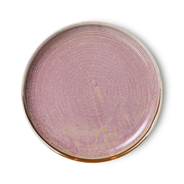 Chef ceramics: side plate, rustic pink