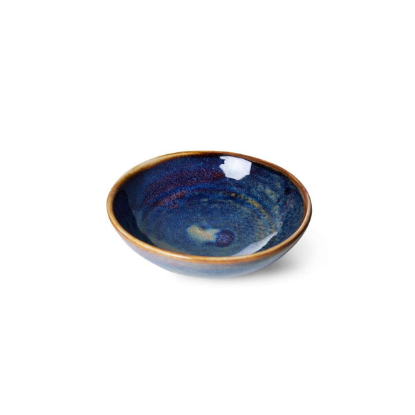 Chef ceramics: small dish, rustic blue