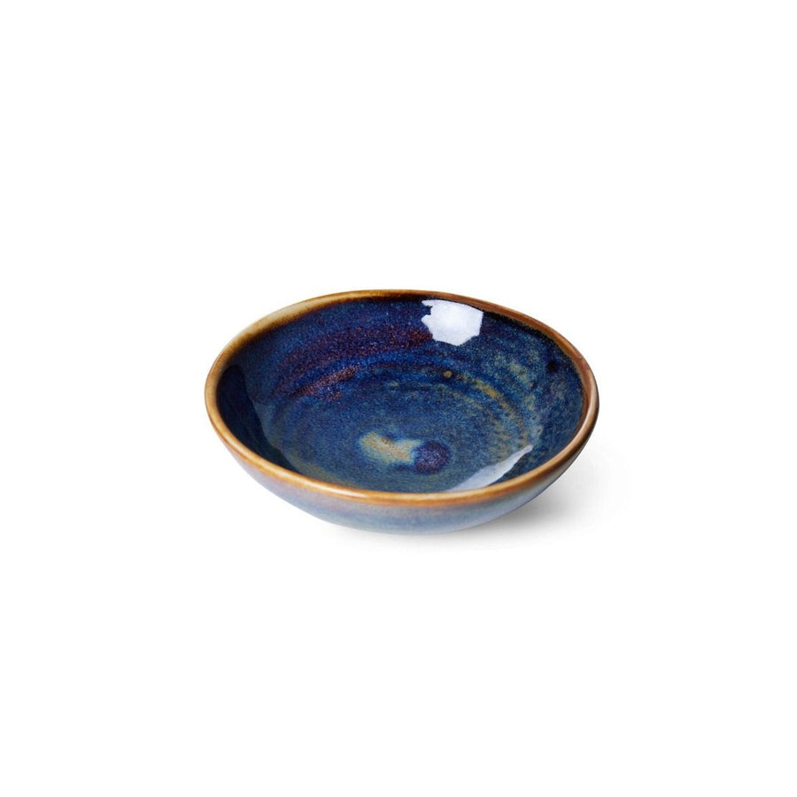 Chef ceramics: small dish, rustic blue