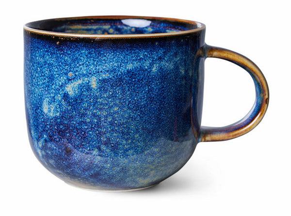 Chef ceramics: mug, rustic blue