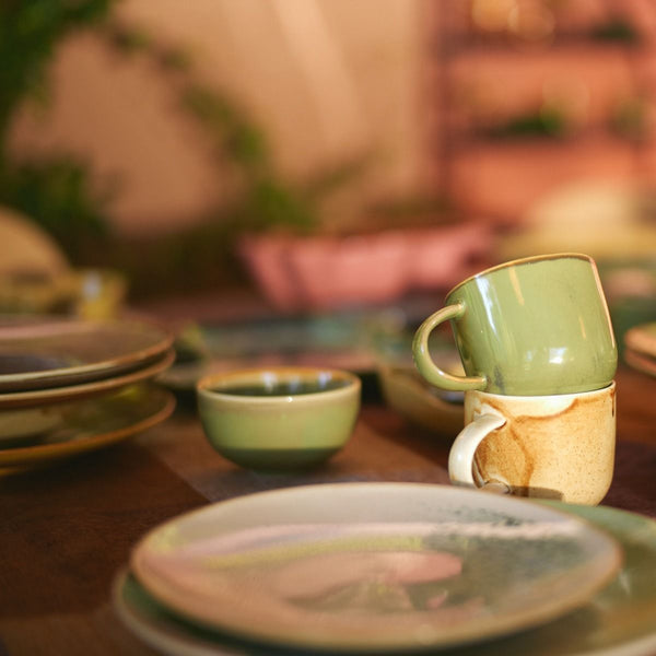 Chef ceramics: mug, moss green