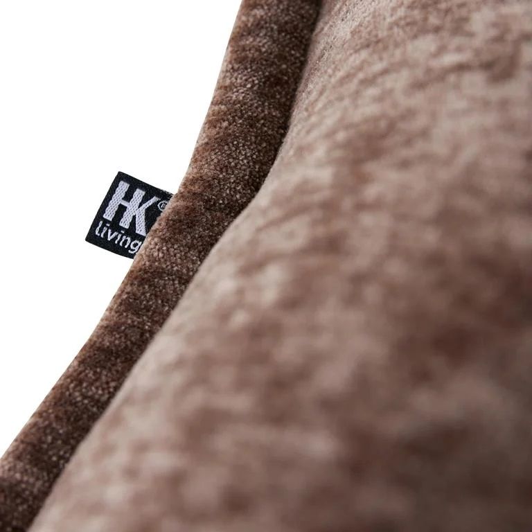 Chrome Lounge Armchair, Velvet Brown