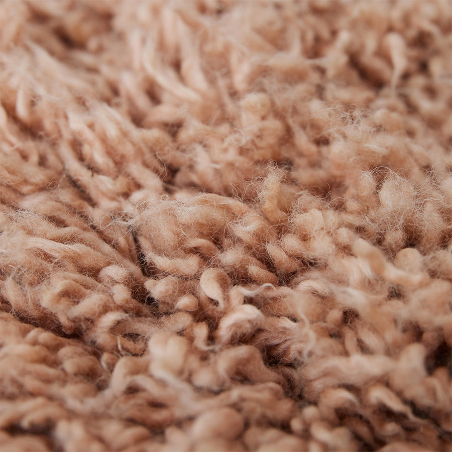 Vloerkleed Fluffy zachtroze 200 x 300 cm