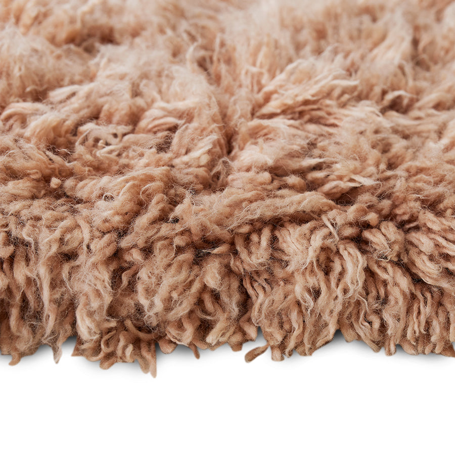 Vloerkleed Fluffy zachtroze 200 x 300 cm