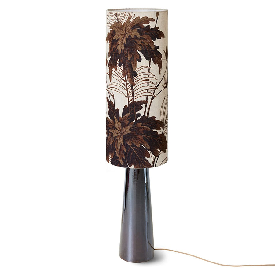 Cylinder lamp shade floral (28,5x28,5cm)