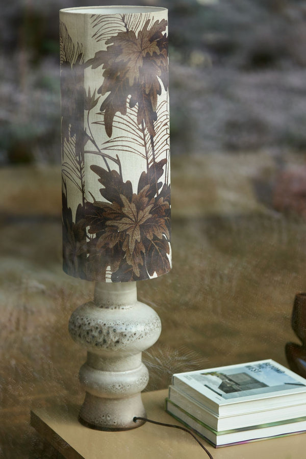 Cylinder lamp shade floral (28,5x28,5cm)