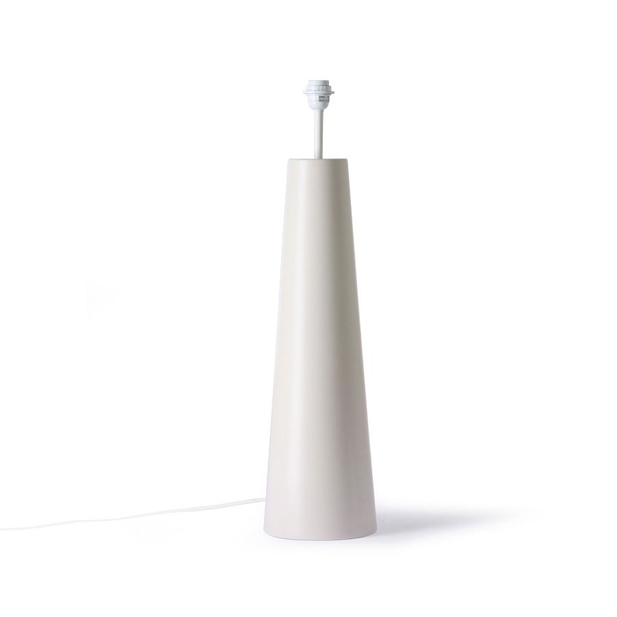 Cone floor lamp base XL cream