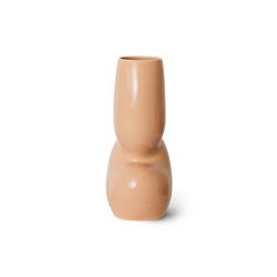 Ceramic vase organic cream M