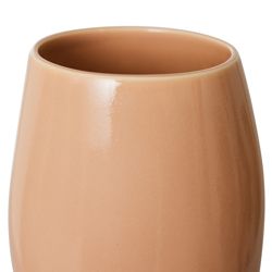 Ceramic vase organic cream M