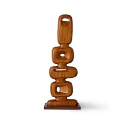 Hand carved wooden sculpture