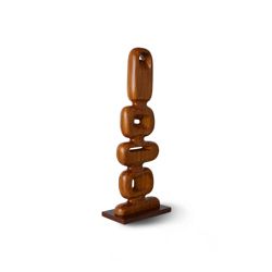 Hand carved wooden sculpture