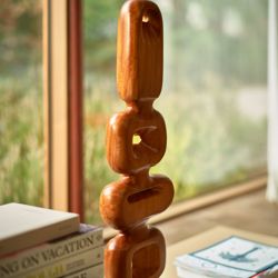 Hand carved wooden sculpture