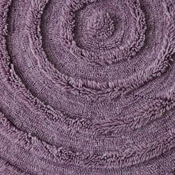 Round woolen rug lilac (150x150cm)