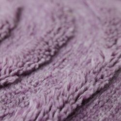 Round woolen rug lilac (150x150cm)