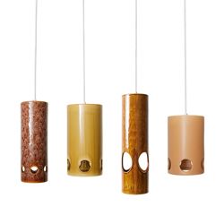 Ceramic pendant lamp Peach