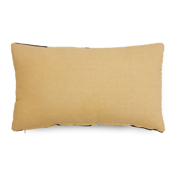 Striped velvet cushion Sunkissed (50x30cm)