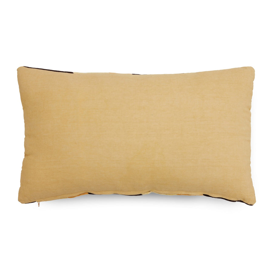 Striped velvet cushion Sunkissed (50x30cm)