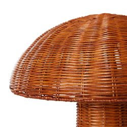 Rattan table lamp natural