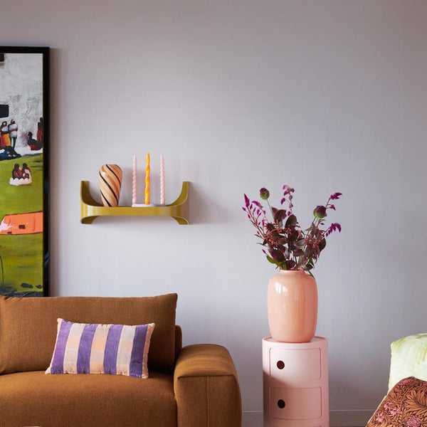 Retro shelf, mustard