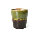 Koffiemok 70s ceramics Algae