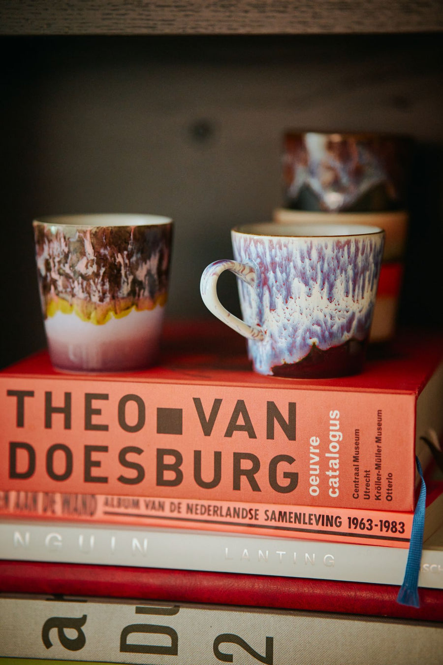 70s ceramics: coffee mug, blast