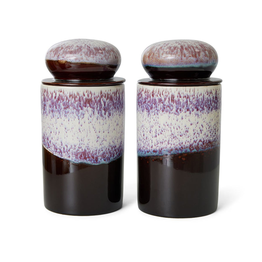 70s ceramics: storage jar, yeti