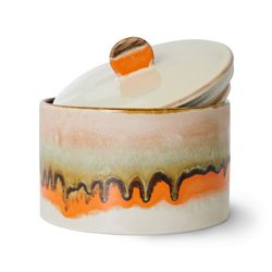 70s ceramics: cookie jar, burst