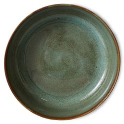 70s ceramics: salad bowl, rock on