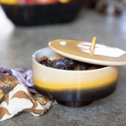 70s ceramics: bonbon bowl, sunshine