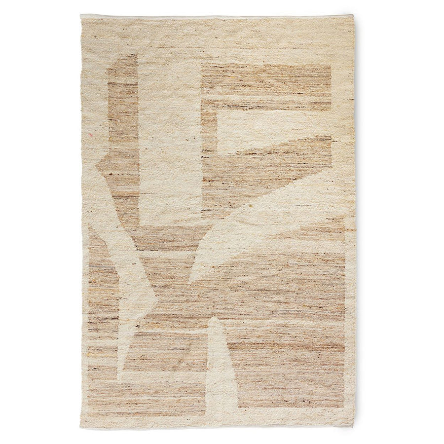 Woolen rug contour (180x280cm)