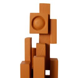Skyline sculpture orange S