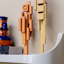 Skyline sculpture orange S