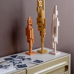 Skyline sculpture beige M