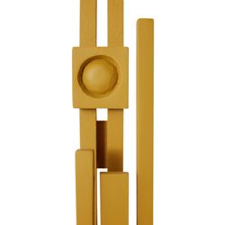 Skyline sculpture mustard L