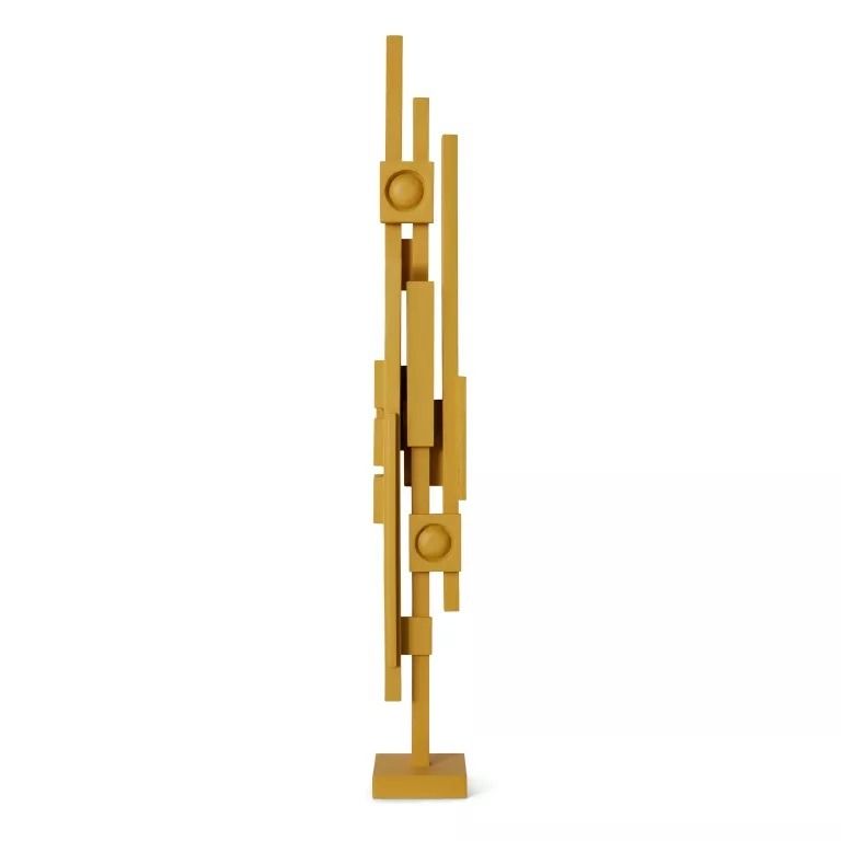 Skyline sculpture mustard L